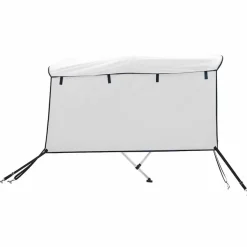 vidaXL 3-Bow Bimini-Top mit Seitenteilen 183x(137-152)x137 cm