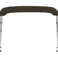 vidaXL 3-Bow Bimini-Top Schwarz 183x140x137 cm