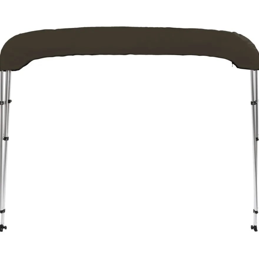 vidaXL 3-Bow Bimini-Top Schwarz 183x140x137 cm