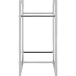 vidaXL Brennholzregal 50x28x56 cm Edelstahl