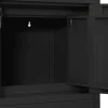 vidaXL Büroschrank Anthrazit 90x40x102 cm Stahl