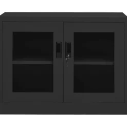 vidaXL Büroschrank Anthrazit 90x40x70 cm Stahl
