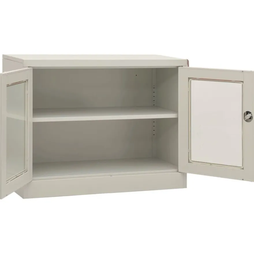 vidaXL Büroschrank Hellgrau 90x40x70 cm Stahl
