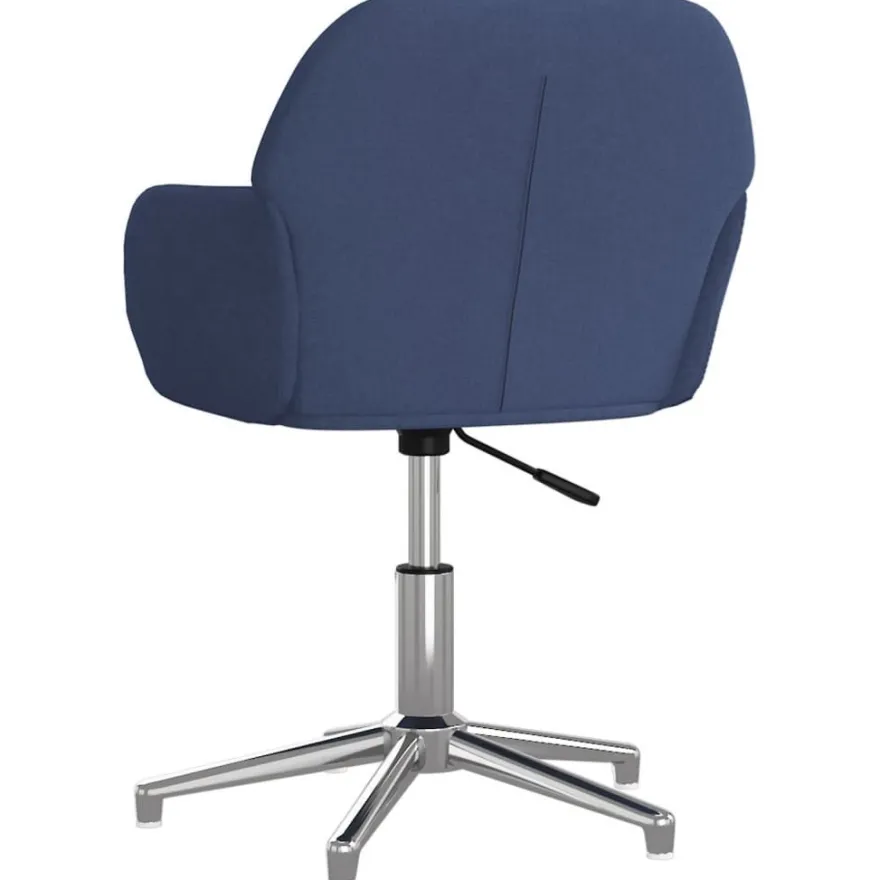 vidaXL Bürostuhl Drehbar Blau Stoff
