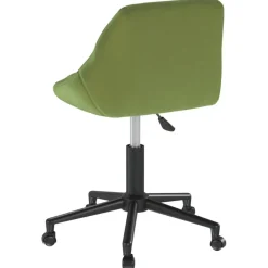 vidaXL Bürostuhl Drehbar Hellgrün Samt