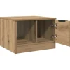 vidaXL Couchtisch Artisan-Eiche 50x50x36 cm Holzwerkstoff