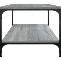 vidaXL Couchtisch Grau Sonoma 80x50x40 cm Holzwerkstoff