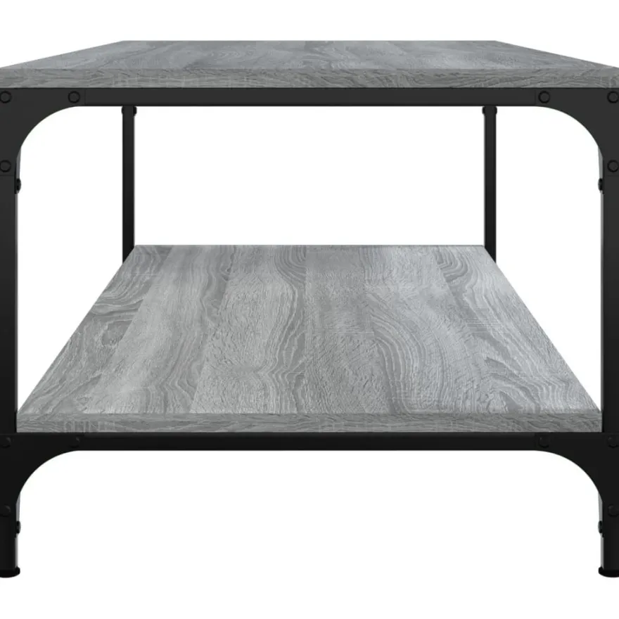 vidaXL Couchtisch Grau Sonoma 80x50x40 cm Holzwerkstoff