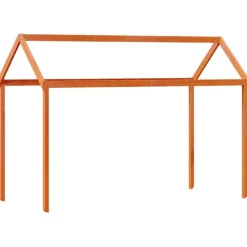 vidaXL Dach für Kinderbett Wachsbraun 217x95,5x159cm Massivholz Kiefer