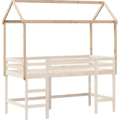 vidaXL Dach für Kinderbett 207x95,5x159 cm Massivholz Kiefer
