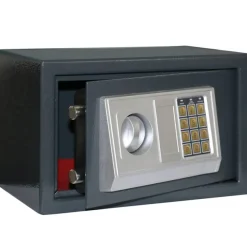 vidaXL Digitaler Safe mit Schloss Dunkelgrau 31 x 20 x 20 cm Stahl