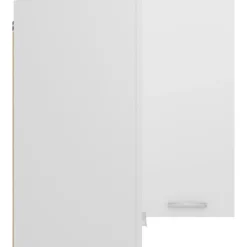 vidaXL Eckhängeschrank Weiß 57x57x60 cm Holzwerkstoff