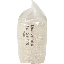 vidaXL Filtersand 25 kg 1,0-2,0 mm