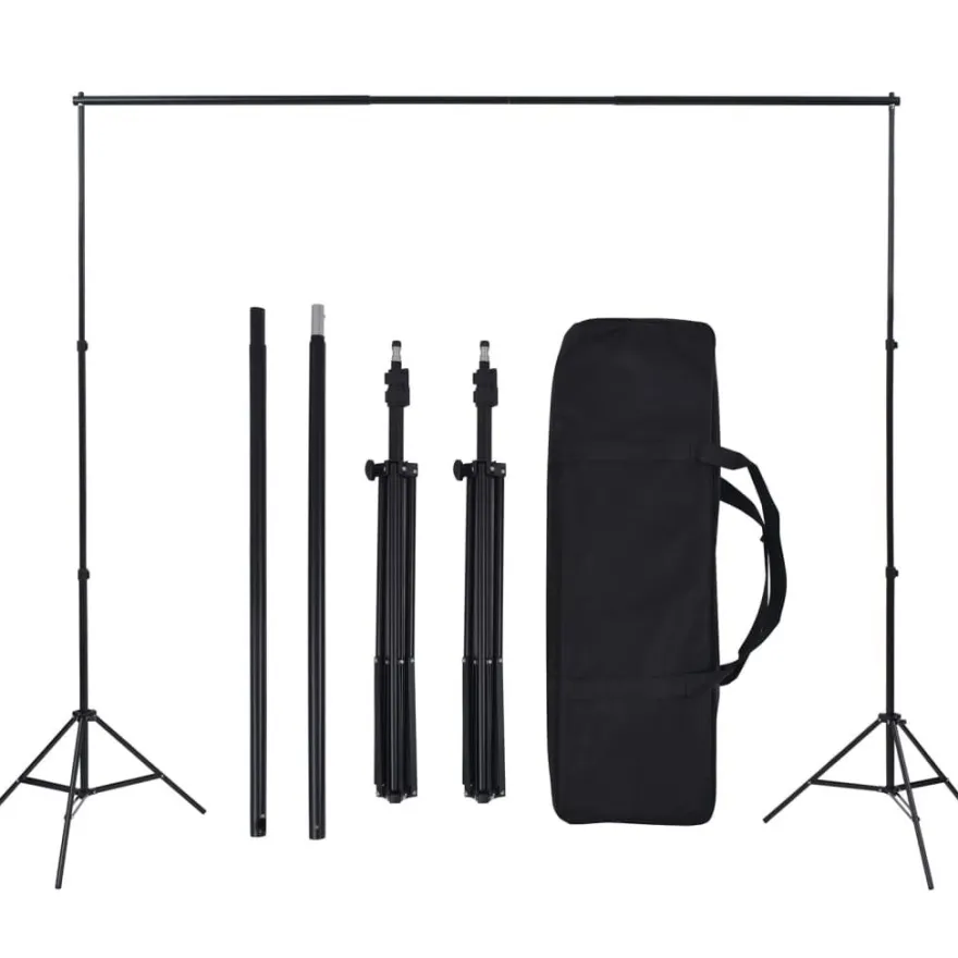 vidaXL Fotostudio-Set mit Beleuchtung und Hintergrund