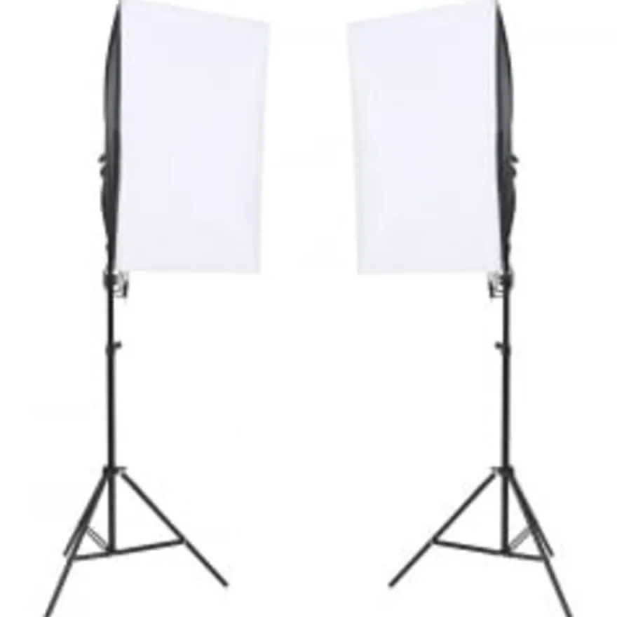vidaXL Fotostudio-Set mit Beleuchtung und Reflektor