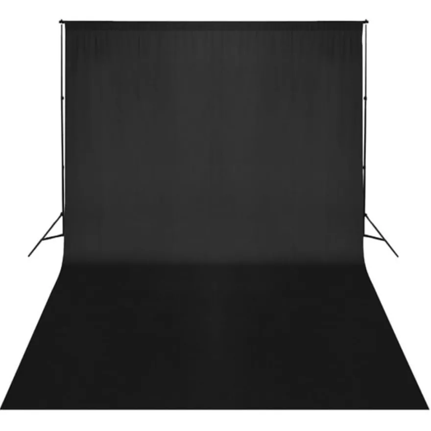 vidaXL Fotostudio-Set mit Hintergrund, Leuchten und Schirmen