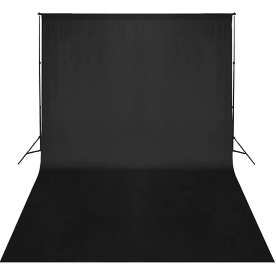 vidaXL Fotostudio-Set mit Leuchten, Schirmen, Hintergrund, Reflektor