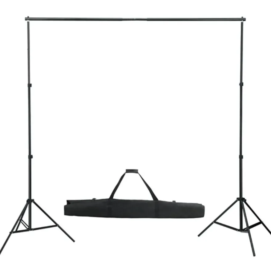 vidaXL Fotostudio-Set mit Leuchten, Schirmen, Hintergrund, Reflektor