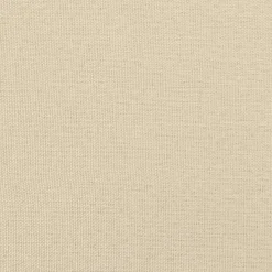 vidaXL Fußhocker Creme 60x50x41 cm Stoff