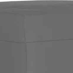 vidaXL Fußhocker Dunkelgrau 60x50x41 cm Mikrofasergewebe