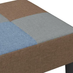 vidaXL Fußhocker Patchwork 77x55x31 cm Stoff