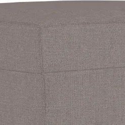 vidaXL Fußhocker Taupe 60x50x41 cm Stoff