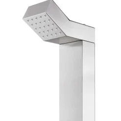 vidaXL Gartendusche 220 cm Edelstahl