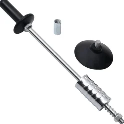 vidaXL Gleithammer mit Saugnapf 59 cm Kohlenstoffstahl