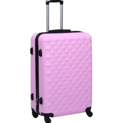 vidaXL Hartschalen-Trolley-Set 3 Stk. Rosa ABS