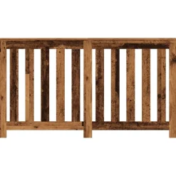 vidaXL Heizkörperverkleidung Altholz-Optik 149x20x82 cm Holzwerkstoff