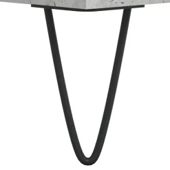 vidaXL Highboard Betongrau 69,5x34x180 cm Holzwerkstoff