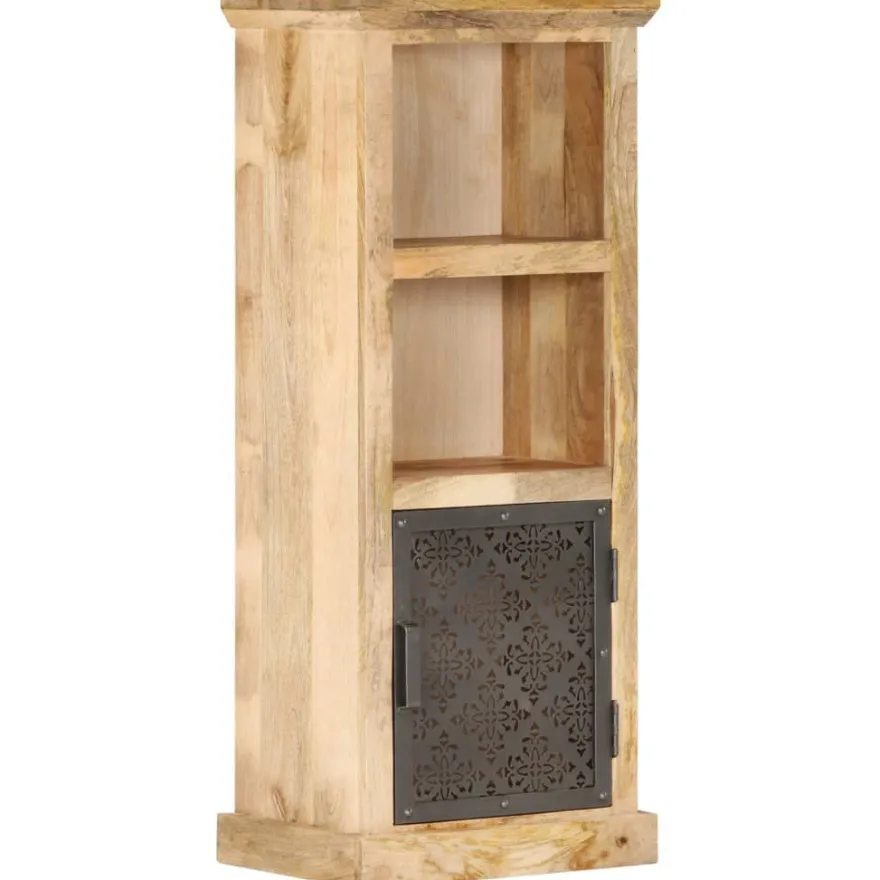 vidaXL Highboard mit Tür 45x32x110 cm Mango Massivholz