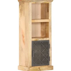 vidaXL Highboard mit Tür 45x32x110 cm Mango Massivholz