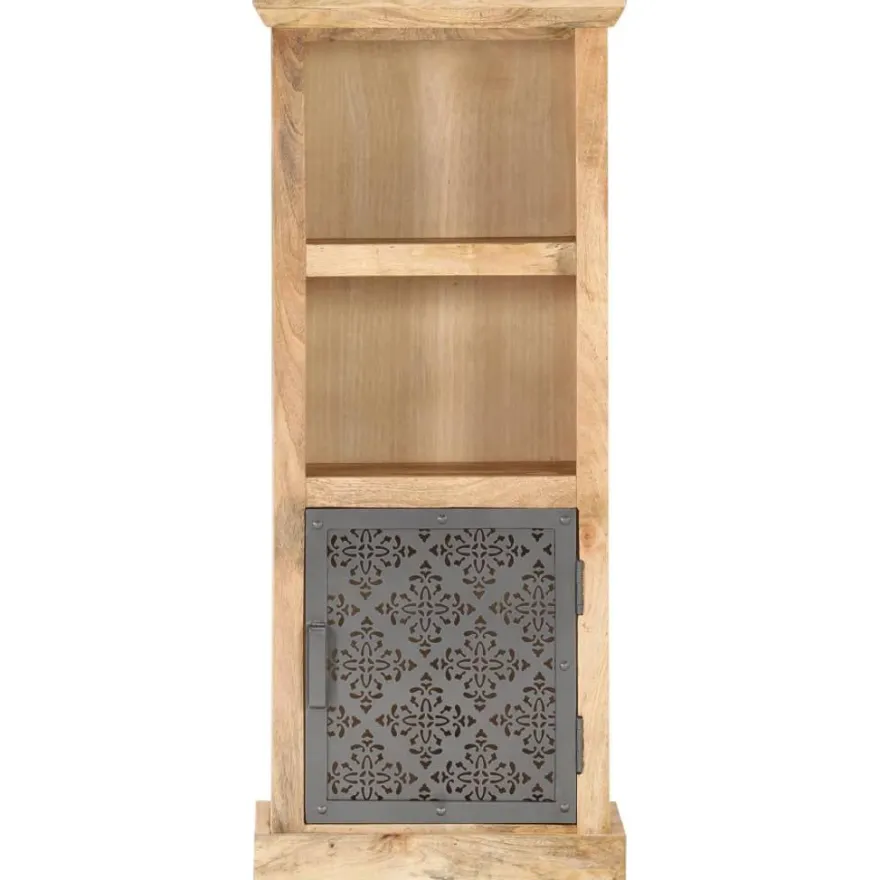 vidaXL Highboard mit Tür 45x32x110 cm Mango Massivholz