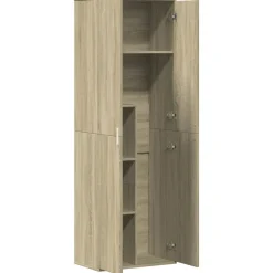vidaXL Highboard Sonoma-Eiche 60x35x180 cm Holzwerkstoff