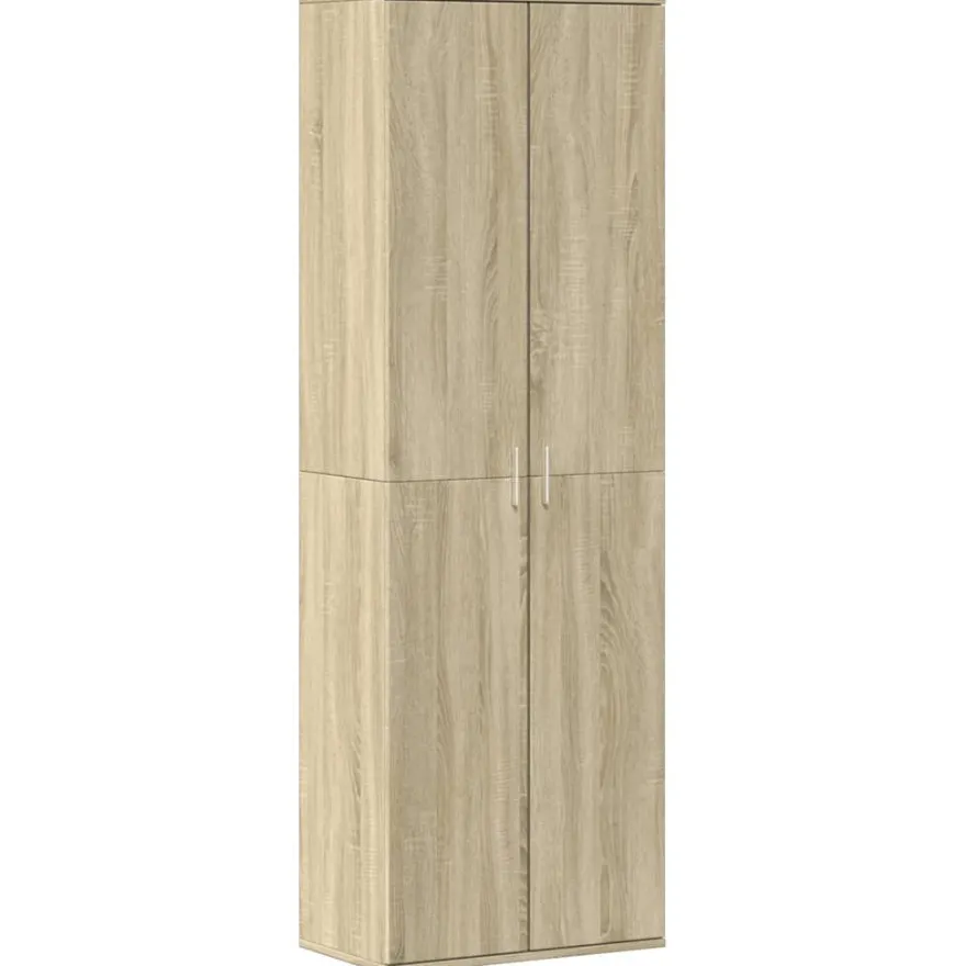 vidaXL Highboard Sonoma-Eiche 60x35x180 cm Holzwerkstoff