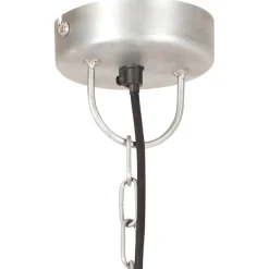 vidaXL Hängelampe Industriestil 25 W Silbern Rund 30 cm E27