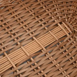 vidaXL Holzkorb mit Tragegriffen 78 x 54 x 34 cm Natur Weide