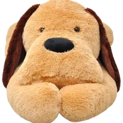 vidaXL Hund Kuscheltier Plüsch Braun 160 cm