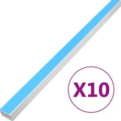 vidaXL Kabelkanäle Selbstklebend 50x25 mm 10 m PVC