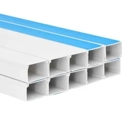 vidaXL Kabelkanäle Selbstklebend 50x25 mm 10 m PVC