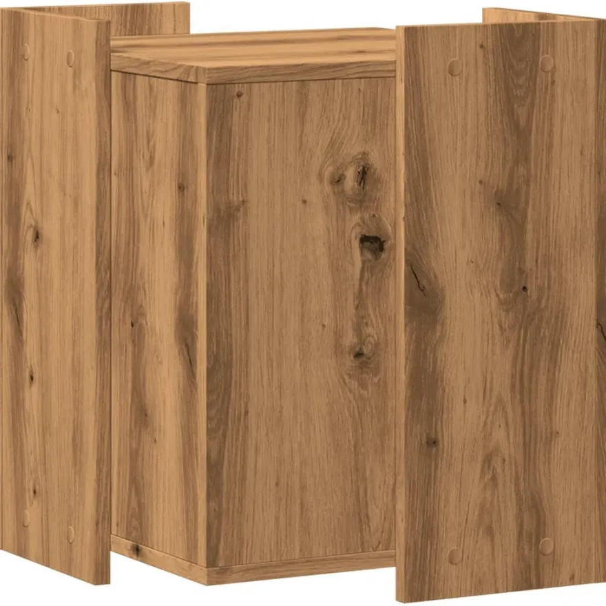 vidaXL Katzenklo Artisan-Eiche 42x42x51 cm Holzwerkstoff