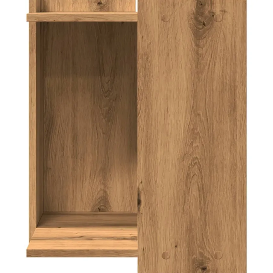 vidaXL Katzenklo Artisan-Eiche 42x42x51 cm Holzwerkstoff