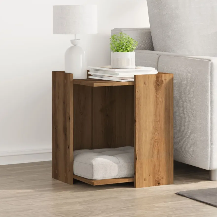 vidaXL Katzenklo Artisan-Eiche 42x42x51 cm Holzwerkstoff