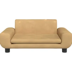 vidaXL Kindersofa Braun 70x45x33 cm Samt