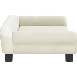 vidaXL Kindersofa Creme 70x45x26 cm Samt