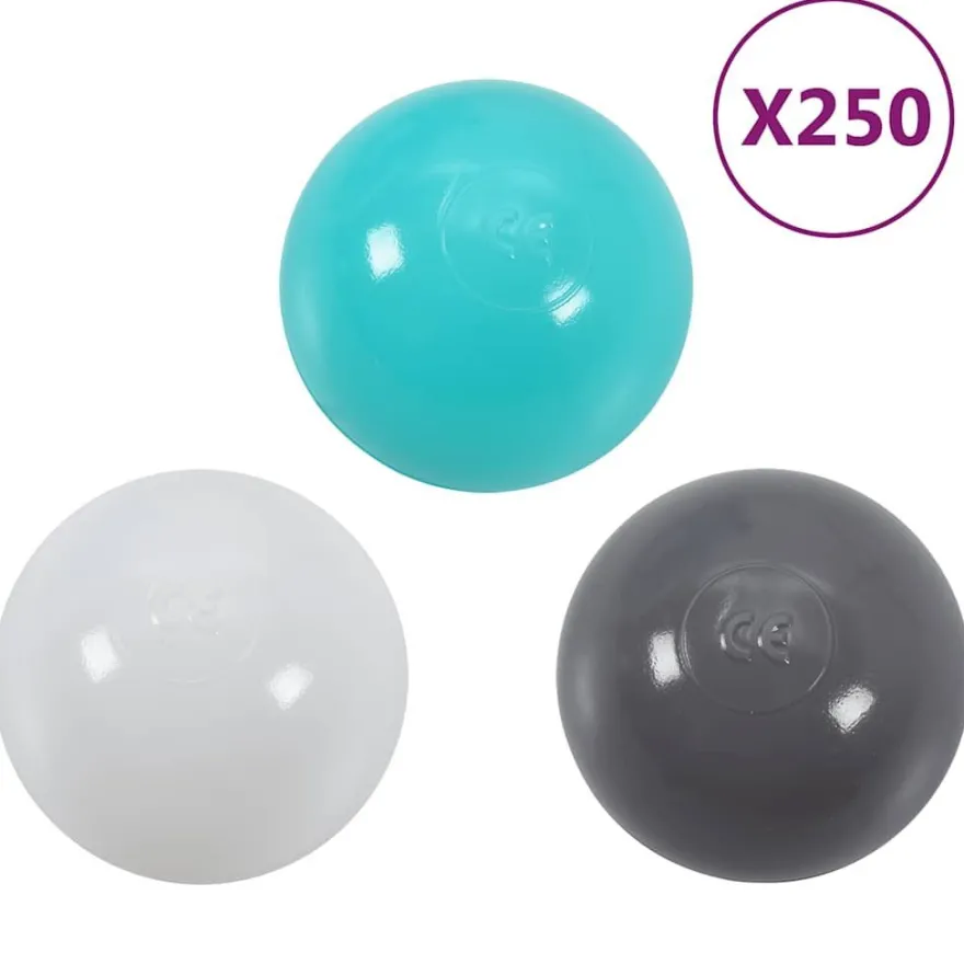 vidaXL Kinder-Spielzelt mit 250 Bällen Blau 102x102x82 cm