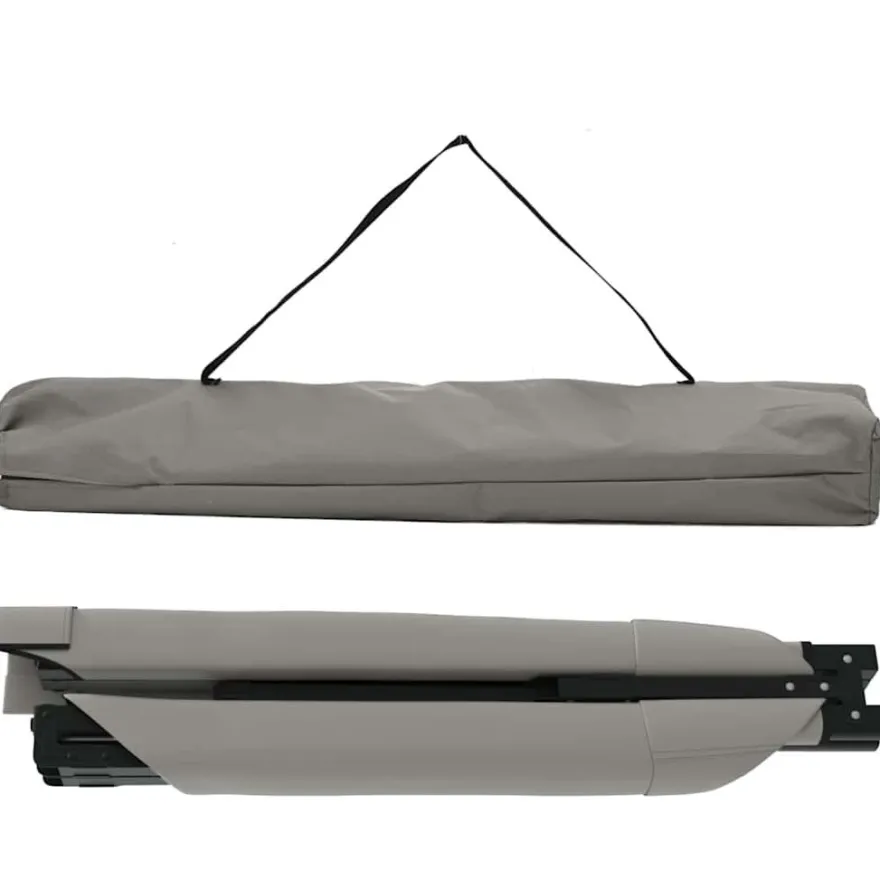 vidaXL Klapp Schlafbett fürs Camping Grau 210 x 80 x 46 cm