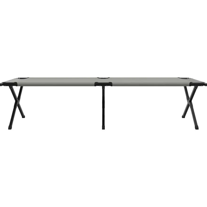 vidaXL Klapp Schlafbett fürs Camping Grau 210 x 80 x 46 cm