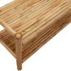 vidaXL Kleiderständer mit Ablagen 103x40x183 cm Bambus